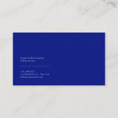 lichtgevende futuristische tech-Logo Visitekaartje (Achterkant)