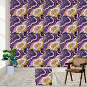 Lichtgevende Geode Tegel Pattern in Violet Pink & Tegeltje