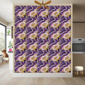 Lichtgevende Geode Tegel Pattern in Violet Pink & Tegeltje