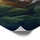 Lichtgevende Goden Kunst: Krishna Radha, Goddelijk Poster (Hoek)