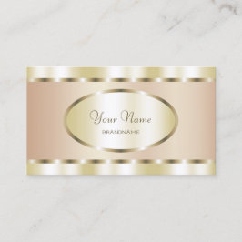 Lichtgevende gouden effect kleuren modern en elega visitekaartje