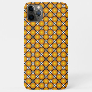 Lichtgevende gouden stippen zwart wit rasterpatroo Case-Mate iPhone case