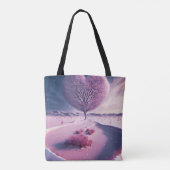 Lichtgevende Hart van de Nacht Tote Bag (Achterkant)