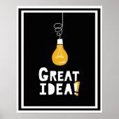 Lichtgevende Ingenuity Verlichtend van Groot Poste Poster (Voorkant)