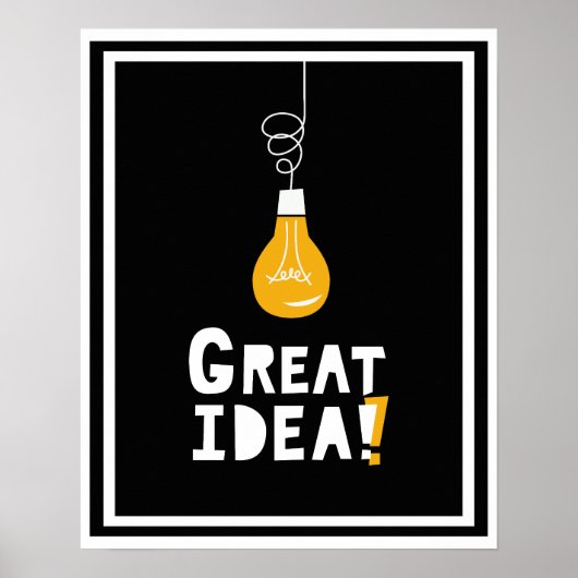 Lichtgevende Ingenuity Verlichtend van Groot Poste Poster (Voorkant)