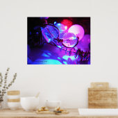 Lichtgevende kralen en draad 1 poster (Keuken)