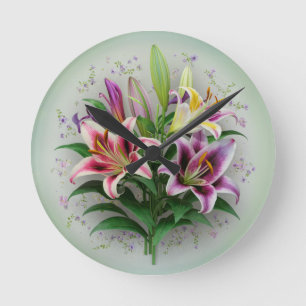  lichtgevende Lily wandklok