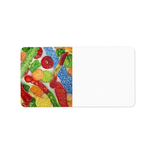 lichtgevende lollies etiket (Voorkant)