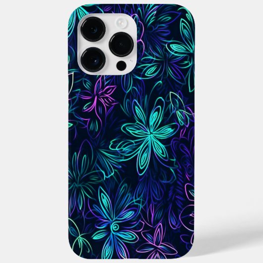 LICHTGEVENDE MAGISCHE BLOEM ONTWERP Case-Mate iPhone CASE (Achterkant)