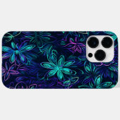 LICHTGEVENDE MAGISCHE BLOEM ONTWERP Case-Mate iPhone CASE (Achterkant (horizontaal))