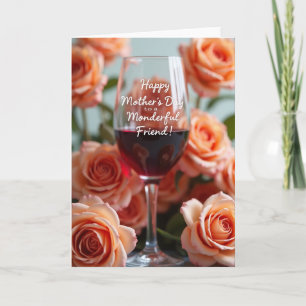 Lichtgevende Moederdag Toast Card Kaart