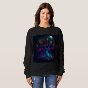 Lichtgevende Neon Tree of Life Trui