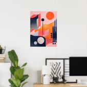 lichtgevende orbs poster (Thuiskantoor)