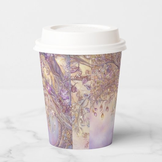 lichtgevende papieren bosbekers papieren bekers (Links)