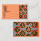 lichtgevende Persimons Visitekaartje (Voorkant / Achterkant)