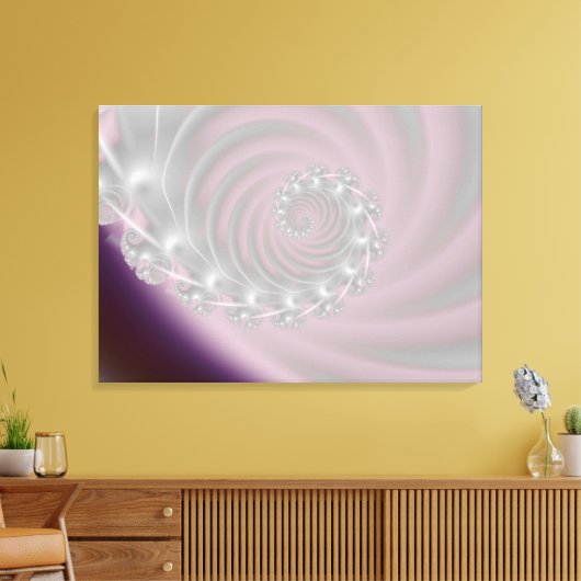 Lichtgevende sequentie opgespannen canvasprint canvas afdruk (Insitu (Woonkamer))