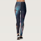 Lichtgevende Spiraalstelsel Kosmos Leggings (Achterkant)