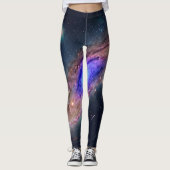 Lichtgevende Spiraalstelsel Kosmos Leggings (Voorkant)