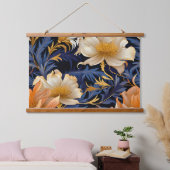 Lichtgevende sprookjesachtige tuin botanisch hangend wandkleed (Slaapkamer)