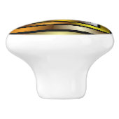 Lichtgevende Tunnel Kleurrijke Trippy Fractal Grap Keramische Knop (Zijkant)