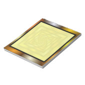 Lichtgevende Tunnel Kleurrijke Trippy Fractal Grap Notitieblok (Linkerzijde)