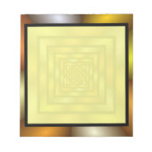 Lichtgevende Tunnel Kleurrijke Trippy Fractal Grap Notitieblok (Voorkant)