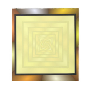 Lichtgevende Tunnel Kleurrijke Trippy Fractal Grap Notitieblok