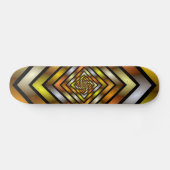 Lichtgevende Tunnel Kleurrijke Trippy Fractal Grap Persoonlijk Skateboard (Horizontaal)