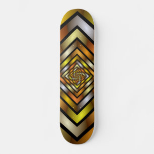 Lichtgevende Tunnel Kleurrijke Trippy Fractal Grap Persoonlijk Skateboard