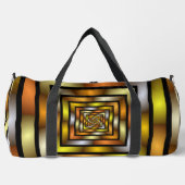 Lichtgevende Tunnel Kleurrijke Trippy Fractal Grap Plunjezak (Voorkant)