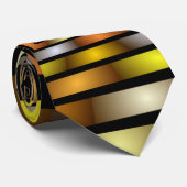 Lichtgevende Tunnel Kleurrijke Trippy Fractal Grap Stropdas (Opgerold)