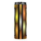 Lichtgevende Tunnel Kleurrijke Trippy Fractal Grap Thermosbeker (Achterkant)