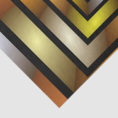 Lichtgevende Tunnel Kleurrijke Trippy Fractal Grap Tissuepapier (Detail)