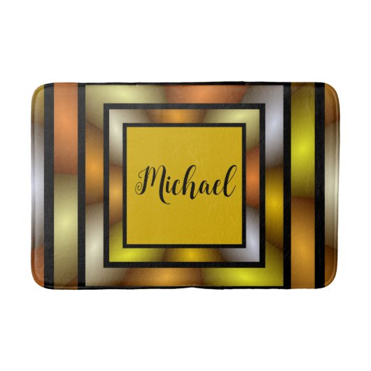 Lichtgevende Tunnel Kleurrijke Trippy Grafische Na Badmat (Voorkant)