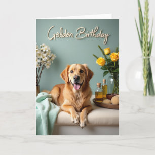 Lichtgevende Verjaardagskaart voor Honden Kaart