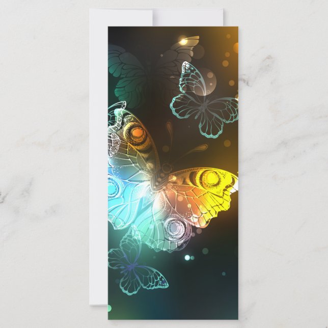 Lichtgevende vlinder en nachtvlinders (Voorkant)