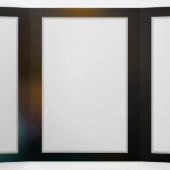 Lichtgevende vlinder en nachtvlinders drieluik programma (Binnenkant midden)