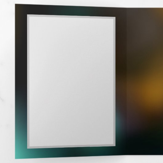 Lichtgevende vlinder en nachtvlinders drieluik wenskaart (Binnenzijde eerst)