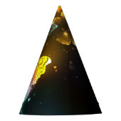 Lichtgevende vlinder en nachtvlinders feesthoedjes (Voorkant)