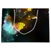 Lichtgevende vlinder en nachtvlinders groot cadeauzakje (Voorkant)