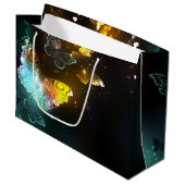 Lichtgevende vlinder en nachtvlinders groot cadeauzakje (Voorkant Gekanteld)