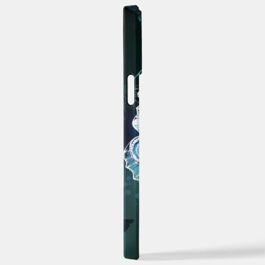 Lichtgevende vlinder en nachtvlinders iPhone hoesje (Rechterkant)