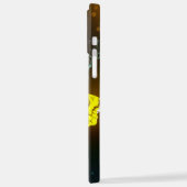 Lichtgevende vlinder en nachtvlinders iPhone hoesje (Linkerkant)