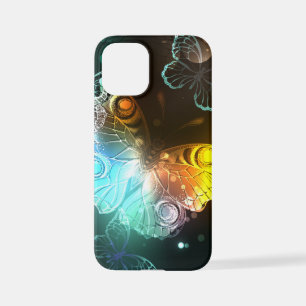 Lichtgevende vlinder en nachtvlinders iPhone 12 mini hoesje