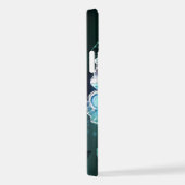 Lichtgevende vlinder en nachtvlinders iPhone hoesje (Rechterkant)