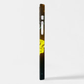 Lichtgevende vlinder en nachtvlinders iPhone hoesje (Linkerkant)