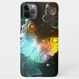 Lichtgevende vlinder en nachtvlinders iPhone 11Pro max hoesje