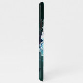 Lichtgevende vlinder en nachtvlinders iPhone hoesje (Rechterkant)