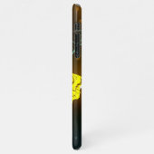 Lichtgevende vlinder en nachtvlinders iPhone hoesje (Linkerkant)