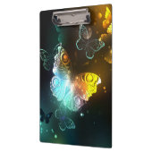 Lichtgevende vlinder en nachtvlinders klembord (Links)